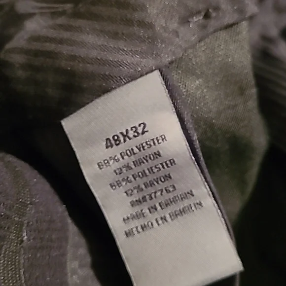 Savane Men's Dark Gray Dress Pants - Picture 8 of 8